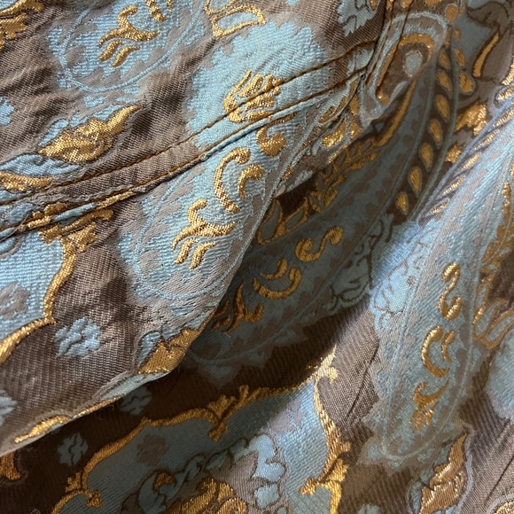 SANDRO PARIS. SZ 34 gorgeous large motif , and denim. Mixed texture - Picture 4 of 11